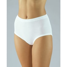 Dámské bavlněné vyšší kalhotky BIBKA bílá